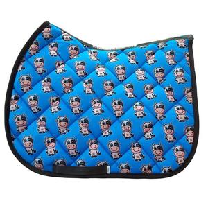 Juego de almohadillas para SILLÍN de doma equina sublimada, estilo de salto de caballo con forro de tela, almohadillas para SILLÍN perfectamente combinadas - Product Image 6