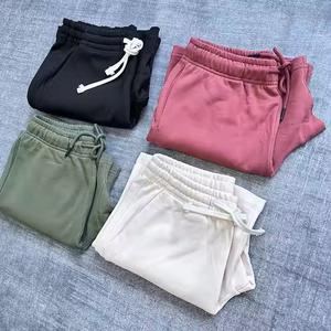 Pantalones Capri Casuales para Hombre, de Felpa de 350 g, con Cordón, Anchos y Holgados, con Logotipo Personalizado, Estilo Hip Hop - Product Image 4