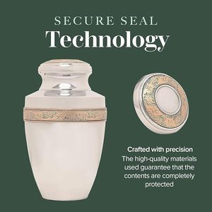 Handmade <b>Large</b> Adult Size Mosaic Aluminium Glass Cremation <b>Urn</b> Colorful Finished Individual Ceramic Tiles Unique Funerals Supply - Product Image 2