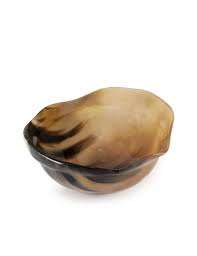 Atractivo cuenco de cuerno, cuenco para servir y mezclar ensaladas, fabricante al por mayor, cuenco para servir ensalada de cuerno de búfalo con acabado a mano - Product Image 3