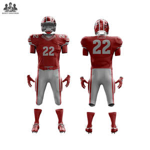 Uniforme de Fútbol Americano OEM |   Conjunto de Camiseta y Pantalones Personalizados para Equipo |   Camiseta transpirable de manga corta para tallas grandes |   Exportación al por Mayor - Product Image 6