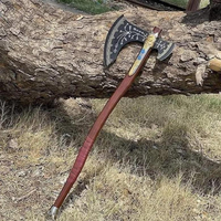 Hache en acier à haute teneur en carbone de qualité industrielle avec manche en bois de rose, tomahawks personnalisables pour une utilisation polyvalente