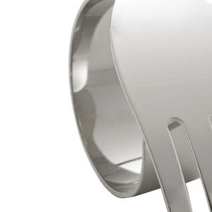 Premium OEM Customized Metal Napkin <b>Rings</b> Newly Trendy <b>Spoon</b> Shaped <b>Silver</b> Napkin <b>Rings</b> Unique New Design for Premium Table - Product Image 5