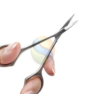 Ciseaux à cuticules de précision, outil de manucure en acier inoxydable, ciseaux à cuticules incurvés EliteEdge |   Ongles professionnels - Product Image 6