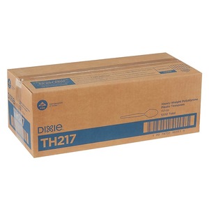 Cuillère à café en plastique Dixie, robuste, blanche, 1000/carton (TH217) - Product Image 4