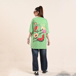 Vente en gros de t-shirts de marque grande taille t-shirts surdimensionnés t-shirts pour femmes de grande taille t-shirts décontractés personnalisés - Product Image 3