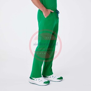 HOSPITAL UNIFORME Hombres Scrub Trajes 5 bolsillo matorrales para Médicos Enfermeras - Product Image 6