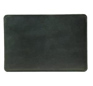 Sac d'ordinateur portable chic Premium en cuir véritable étui souple personnalisé vert livre housse de haute qualité pour hommes et femmes en gros OEM - Product Image 1