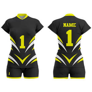 Camiseta de voleibol con logotipo personalizado de alta calidad hecha en fábrica para mujer, uniforme de voleibol de último diseño OEM - Product Image 5