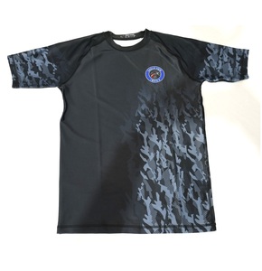 เสื้อใส่ได้ทั้งชายและหญิงแขนสั้น Jitsu Jitsu rash GUARD เสื้อเชิ้ตรัดรูปแห้งเร็วเสื้อผ้าใส่ไปยิมพิมพ์ซับลิเมชัน BJJ MMA สำหรับผู้ชาย - Product Image 1