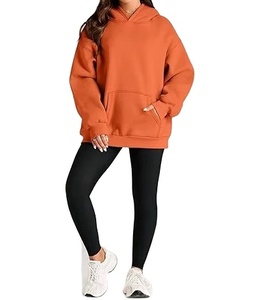 Sudadera de lana con capucha de gran tamaño para mujer, estilo hip-hop frontal personalizado, bolsillo holgado, diseño de araña, ropa de calle de invierno - Product Image 1