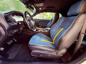 Dodge Challenger SRT Coupe White Black Stripes LED Headlights R20 Tires Leather Seats Automatic Transmission - Product Image 3