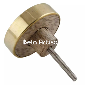 Poignées de tiroir rondes en coquille, bouton de meuble en marbre, poignée de tiroir en résine et laiton, poignée de garde-robe, poignée de commode gravée sur mesure - Product Image 2