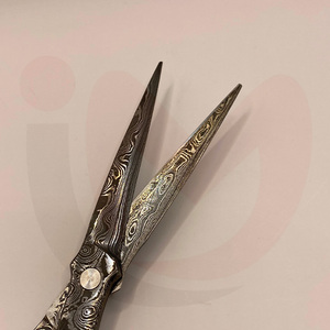 IMANS Professional Stainless Steel Blade Hair <b>Scissors</b> Set Original Damascus Sharp Tip Beauty Tool for Hair Cutting - Product Image 2