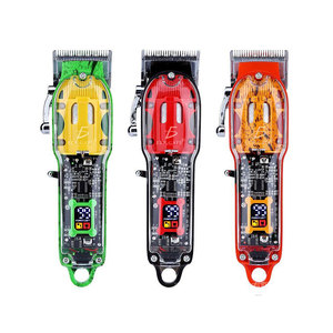 Máquina Profesional para Cortar y Recortar el Cabello para Hombres, Ajustable, Recargable, Cuchilla de Acero Inoxidable, Batería USB, Enchufe Estadounidense - Product Image 3