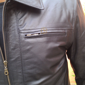 Veste en cuir élégante personnalisable pour hommes 100% en cuir véritable respirant écologique vêtements de saison d'hiver - Product Image 5