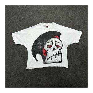 Camiseta estampada OEM/ODM para hombre 100% algodón Logo alta calidad impresión personalizada Boxy Vintage camiseta - Product Image 5