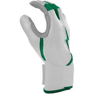 Serie CHROME Guantes de bateo de puño largo Cuero Diseño único Tasa al por mayor Guantes de bateo de béisbol Bruce Bolt - Product Image 3