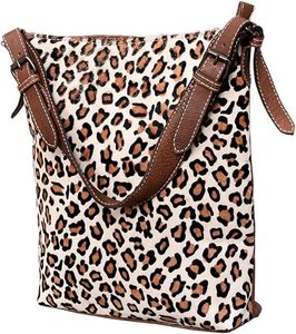 Hobo Hair-On cuir véritable Western femmes sac en cuir véritable sac à main sac à bandoulière fourre-tout sac à main sac de messager - Product Image 6