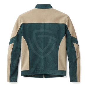 Genuine <b>Suede</b> <b>Leather</b> <b>Jacket</b> For Men Designed With Premium Craftsmanship Smooth Texture Functional Details And Casual Comfort - Product Image 2