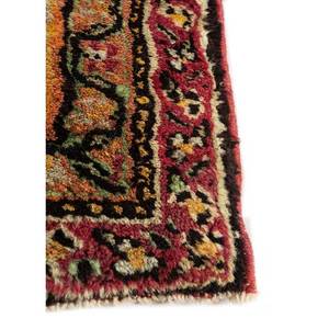 Alfombra Persa Aalam de Lana Anudada a Mano, Paem-517, Diseño Floral Kilim, Tejido Plano, para Sala de Estar o Pasillo, Gris, Negro, Yute - Product Image 4