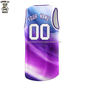 Nouvel uniforme de basket-ball avec impression personnalisée du nom et du numéro, tissu polyester de haute qualité pour les entraînements d'équipe, les matchs et les compétitions - Product Image 4
