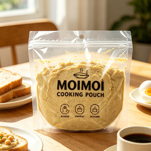 Custom Logo <b>Transparent</b> Moi Moi Cooking <b>Bag</b> Non-toxic Fast Cooking Takeaway Packaging - Product Image 5