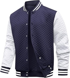 custom quality <b>Men</b> <b>Varsity</b> <b>Jacket</b> Lightweight <b>Jacket</b> Causal Waffle Letterman <b>Bomber</b> <b>Jackets</b> - Product Image 2