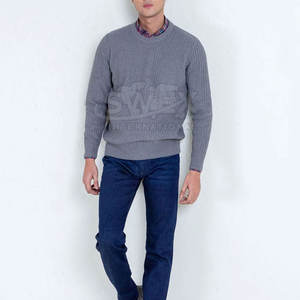 Suéter de Tela Combinada de Primera Calidad, Suave y Liso, Ligero para Invierno - Product Image 3