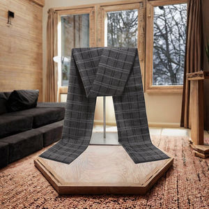 Wholesale Custom Design Winter Scarf Plaid Knitted Soft Scarf for Men Women Personalized Logo Printing - Product Image 3