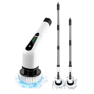 Spazzola Elettrica Rotante Senza Fili con 7 Testine Intercambiabili in Plastica per Pulizia di Cucina e Pavimenti - Product Image 6