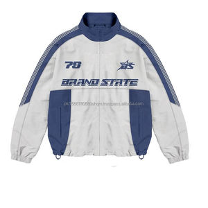 2025New grande taille en gros contraste couleur coupe-vent ensemble hommes haute qualité imperméable deux pièces coupe-vent ensemble pour homme - Product Image 3