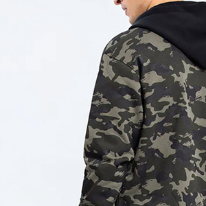 Sweat à capuche zippé en polaire d'hiver 100% respirant pour hommes, haute qualité, service OEM personnalisé, design de poche, matière polyester/coton - Product Image 6