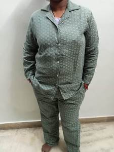 Set di pigiama in cotone indiano fatto a mano per donne estate stampa blocco Lounge abbigliamento morbido ODM fornitura per damigelle o ospiti di nozze - Product Image 5