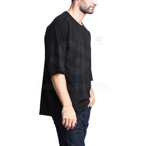 Fabricant pakistanais de t-shirts surdimensionnés en gros, dernières tendances, t-shirts en coton pour hommes, prix bas, t-shirts surdimensionnés pour hommes pour l'été - Product Image 4