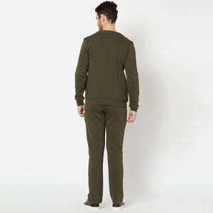 Survêtements d'hiver pour hommes de haute qualité 100% coton écologiques légers décontractés unis vêtements de mode service OEM - Product Image 3