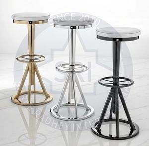 Taburetes de metal de calidad superior para espacios de oficina de comedor modernos y uso comercial - Product Image 1