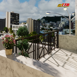 Rampe de balcon extérieur élégante en fer forgé Design décoratif mains courantes et balustrades durables fabriquées au Vietnam - Product Image 3