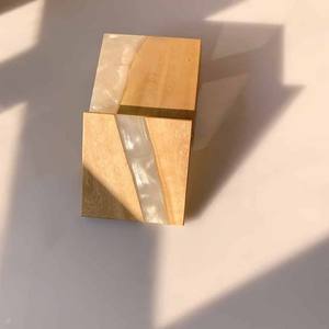 Dessous de verre en résine époxy carré rond de super qualité artisanat en résine formes personnalisées sous-verres - Product Image 1