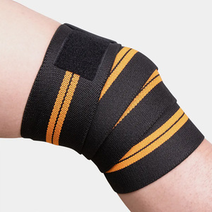 MESS SPORTS Factory Price Customized Neoprene Breathable Weightlifting <b>Knee</b> <b>Straps</b> Wraps for Squats Cross Training - Product Image 3