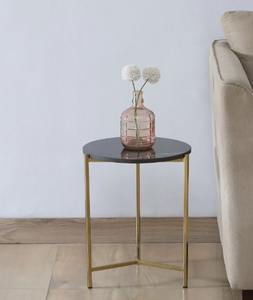 Table d'appoint décorative pour canapé, dessus en marbre noir, présentoir, table basse de luxe, top ventes, article de mobilier de maison, tables modernes, meilleur coût - Product Image 4