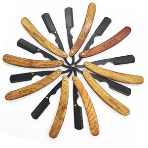 Navaja de barbero con cuchillas de acero inoxidable, navajas para depilación, navajas de afeitar de acero inoxidable, 1 unidad - Product Image 2