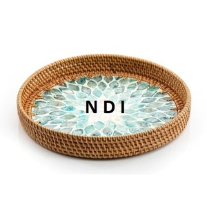 ชุด3ฟังก์ชันการออกแบบที่ทำด้วยมือและถูกทุบตกแต่งร้านอาหารถาดเสิร์ฟโลหะมาใหม่ - Product Image 4