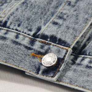 Custom Color Denim <b>Jacket</b> <b>Men</b> Autumn Fashion Cool Trendy <b>Mens</b> Jean <b>Jackets</b> <b>Casual</b> Coat Outwear Stand Collar Denim <b>Jackets</b> - Product Image 5