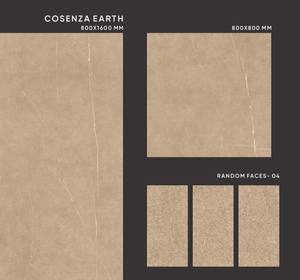 Azulejos de losa de porcelana con acabado mate, efecto de tallado de 800x1600mm para paredes interiores de edificios de oficinas - Product Image 5