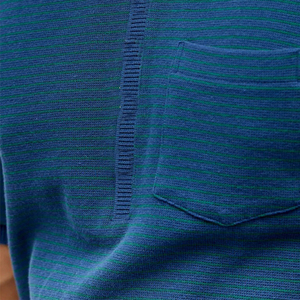 Polo de Waffle de alta calidad para hombre: elegante, transpirable e ideal para atuendos modernos e informales - Product Image 4