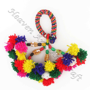 Pulsera Vintage bordada hecha a mano para mujer, brazaletes antiguos de Gitana - Product Image 1