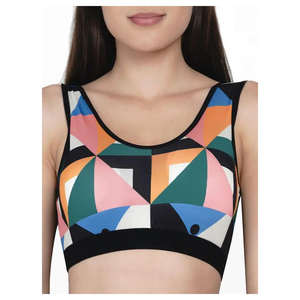 Sujetador Deportivo Profesional de Algodón y Poliéster para Mujer, para Yoga y Gimnasio, con Logotipo Frontal, Secado Rápido, Soporte Medio - Gran Venta - Product Image 3