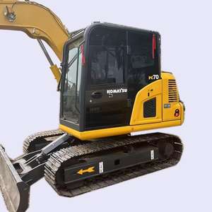 Pour pelle hydraulique sur chenilles d'origine PC130-7 Komatsu bonne condition de travail avec des composants de noyau de moteur de moteur importés - Product Image 2