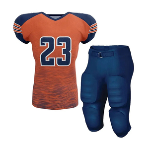 Men's American <b>Football</b> Uniform Latest Design Plus Size for Team Training Price - Product Image 1